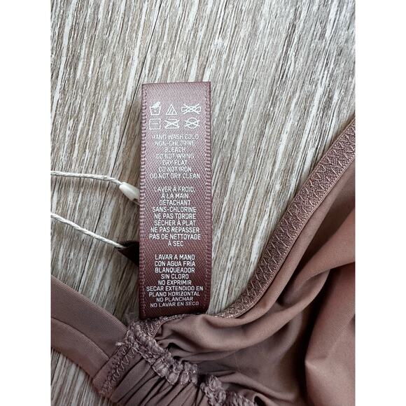 Skims | Mesh Plunge V Bra Bralette | Brown/Tan | NWT | SZ 2X - Picture 5 of 6